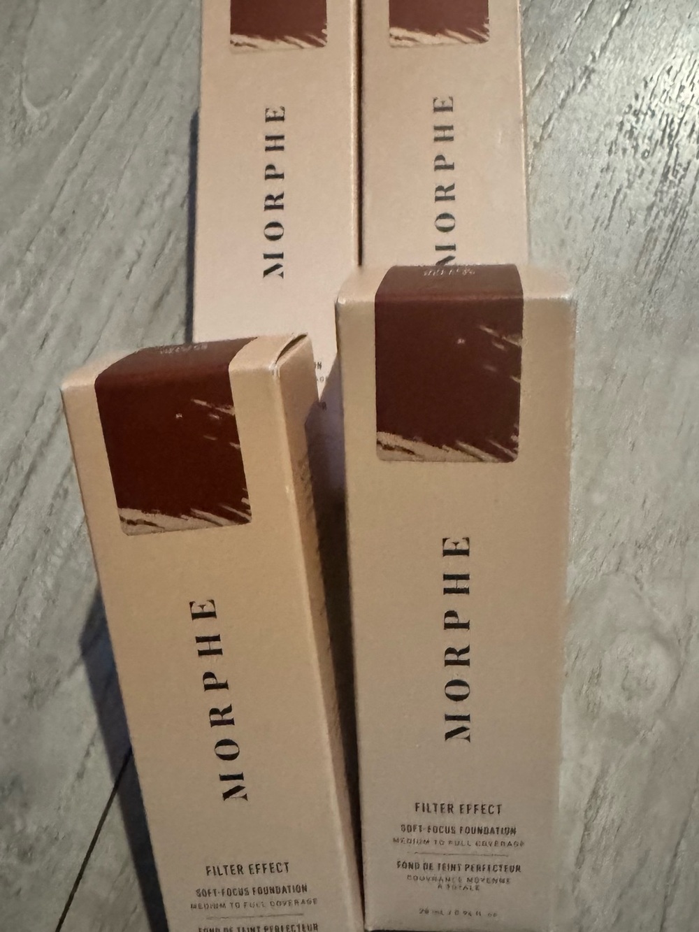Morphe Filter Effect Soft-Focus Foundation - lot of 4 new